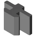 0.0.458.58 Slide Guide Strip 8_8e, black