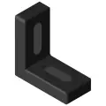 0.0.474.60 Bracket 40x40x20 Zn, black