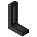 0.0.474.61 Bracket 60x40x20 Zn, black
