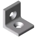0.0.677.75 Angle Bracket 6 30 right-angled, white aluminium, similar to RAL 9006