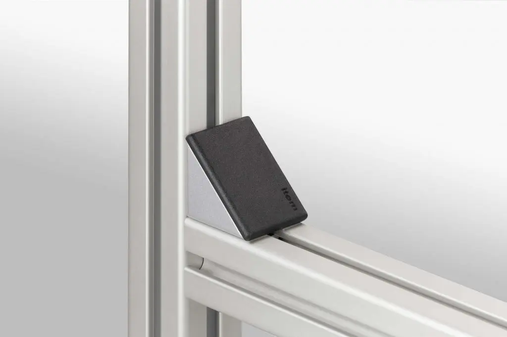No Maching right-angle connection for aluminium extrusions