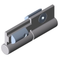 0.0.666.92 Folding-Door Hinge 8 Al for Clamp Profile 8 32x18