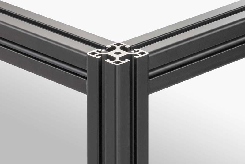 Black Anodised Aluminium Profiles item