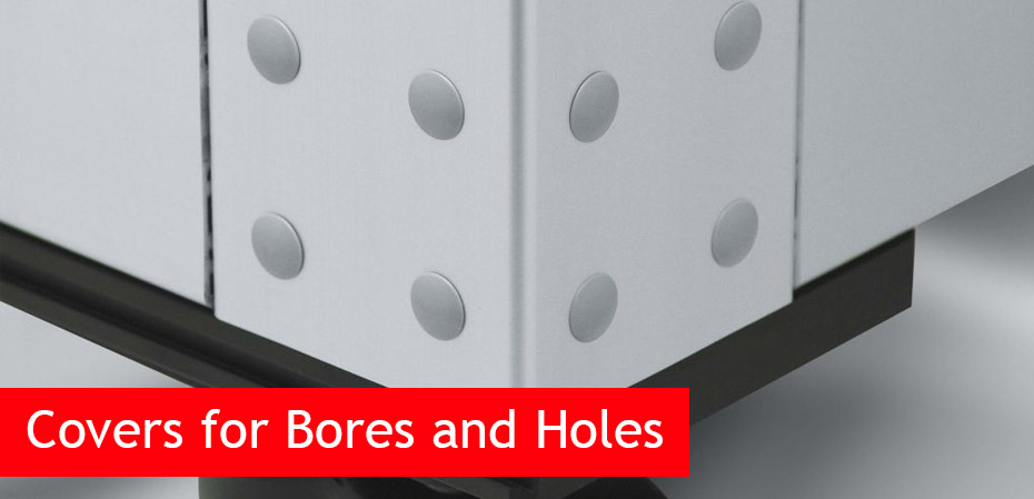 Covers for Bores and Holes in Covered profiles