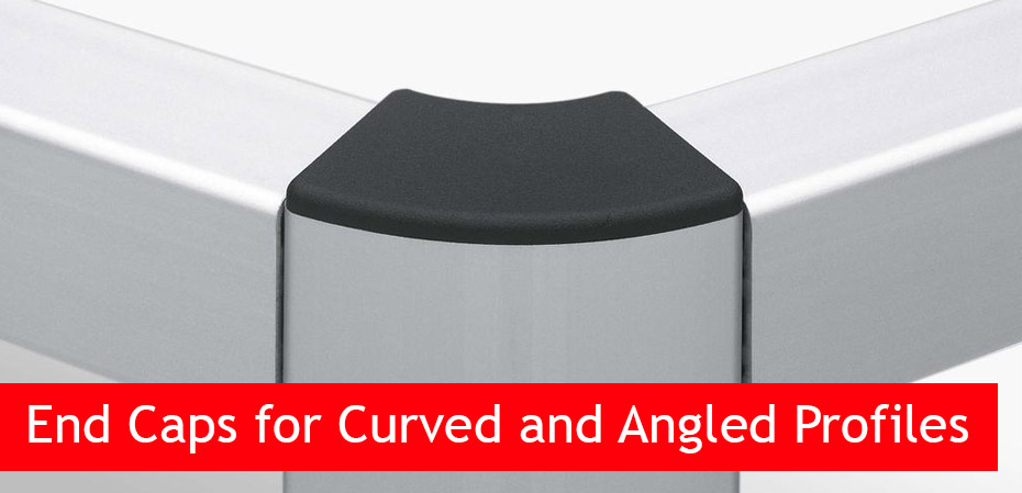 End Caps for Curved and Angled Profiles