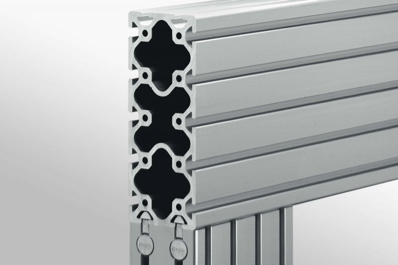 Aluminium Frame s024 Deknudt Narrow Block Profile 